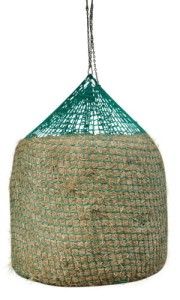 Kerbl Siatka na siano do bel, do zawieszania, zielony, 125 x 160 cm, oczko 4,5 cm