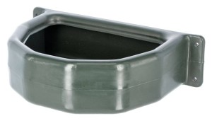 KERBL Karmidło półokrągłe oliwkowe 25 l