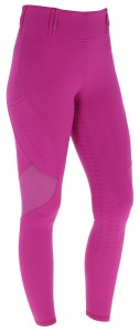 Legginsy jeździeckie z siateczką S/S 2026, dziecięce różowy, niebieski, orzechowy