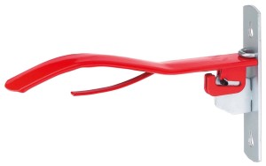 Kerbl Wieszak na siodło, składany, czerwony, 38 cm