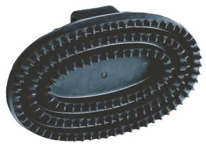 Covalliero Zgrzebło dla konia, gumowe 15 cm