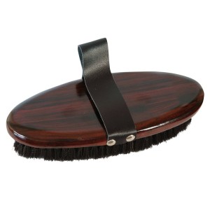 York Szczotka drewniana naturalna końska 21 cm.