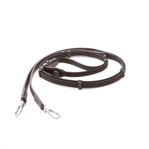 KAVALKADE  Gumowane wodze z karabinkiem -16mm